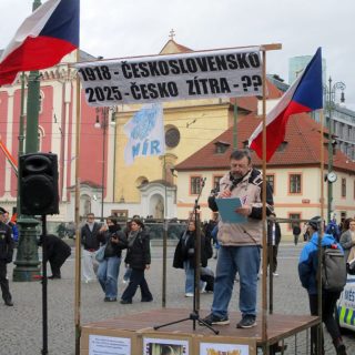 Oslava výročí vzniku Československa na náměstí Republiky 2025